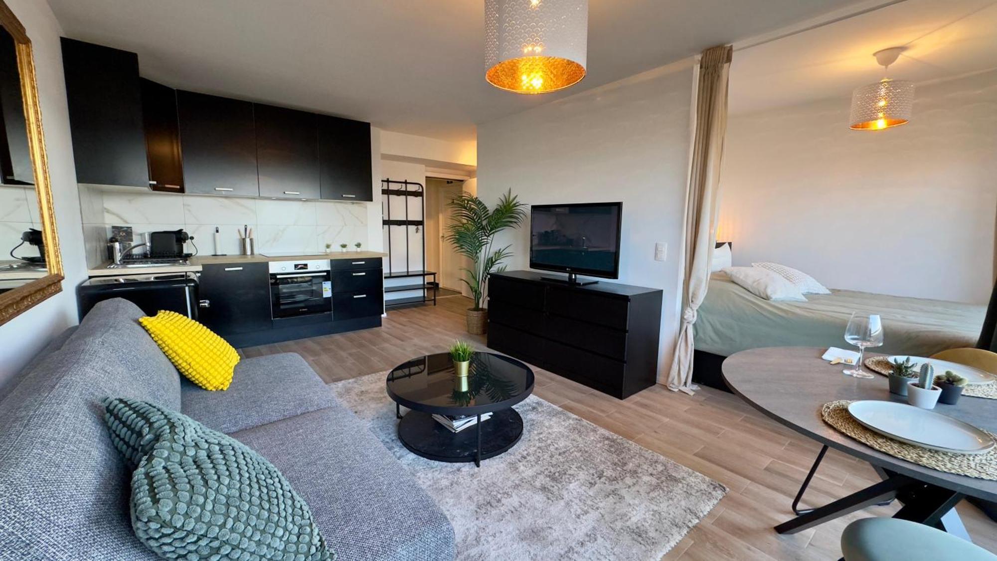 Studio Avec Vue Panoramique Et Parking Gratuit Bruxelles Esterno foto